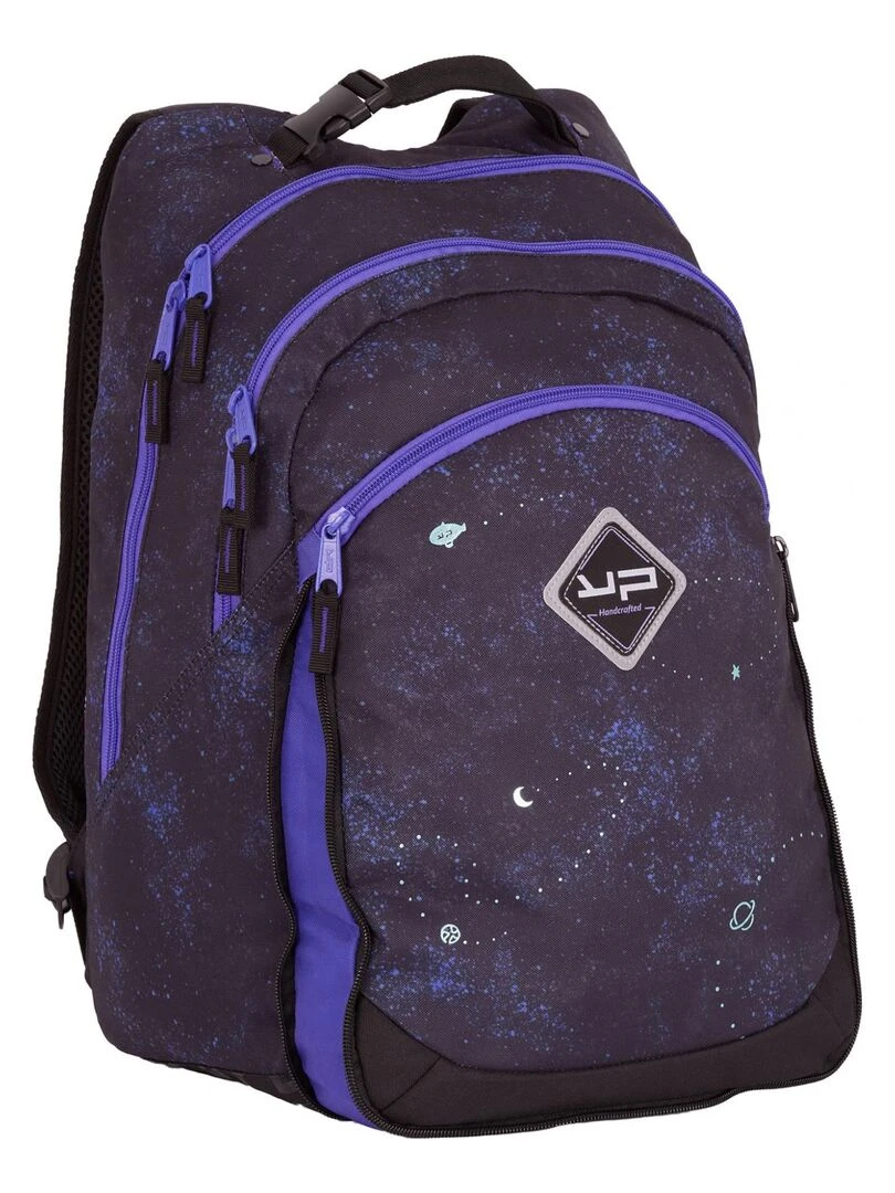 BODYPACK Sac à dos extensible recyclé Ordi USB Galaxie Violet