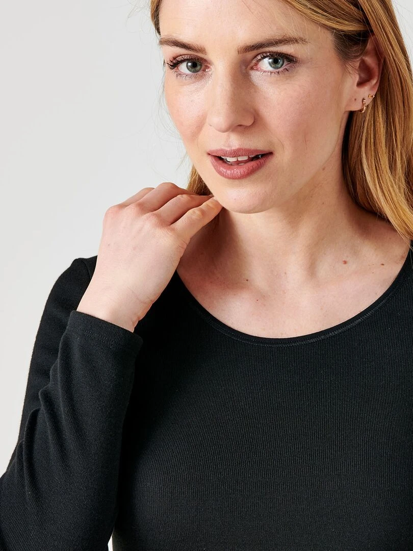 T shirt 'Damart' Thermolactyl Niveau 3   noir
