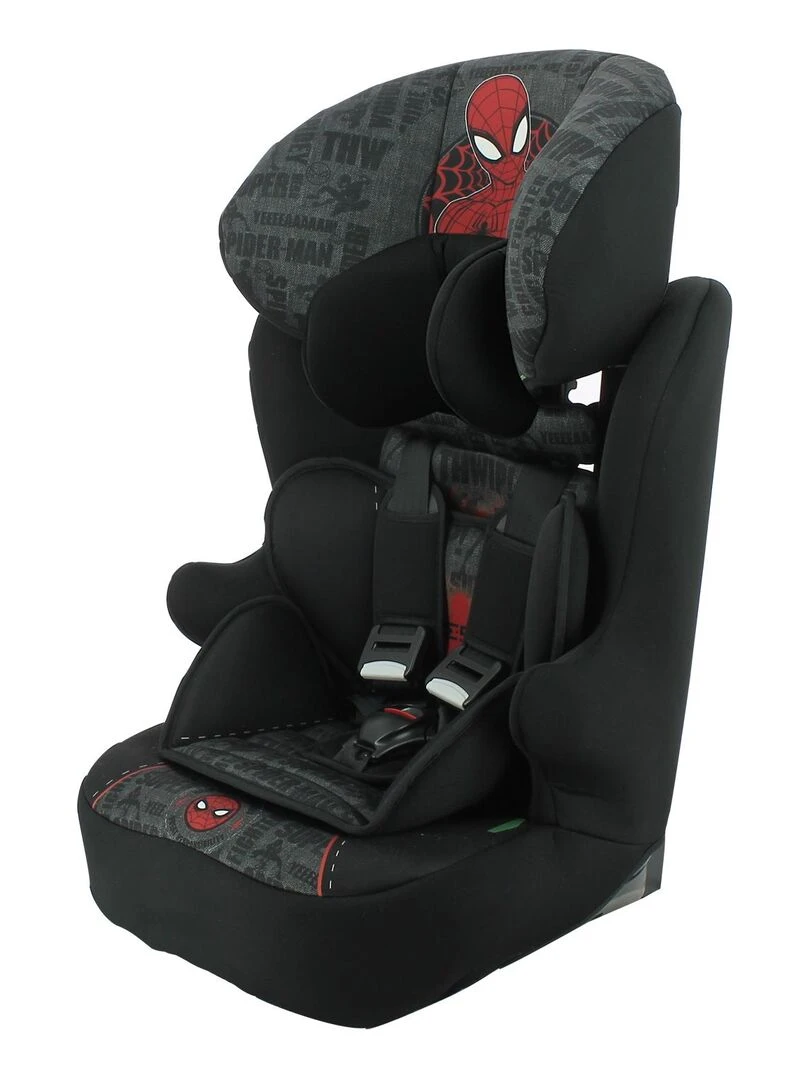 Nania Siège auto ceinturé RACE I 76 140 cm R129 i Size – Fabrication Française Spiderman Noir