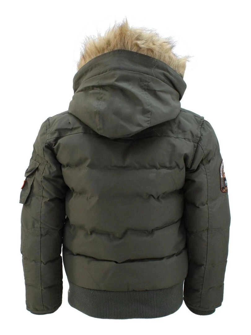 Blouson garçon ECOFLIK PEAK MOUNTAIN Kaki