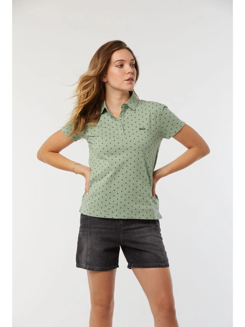 Lee Cooper   Polo manches courtes coton regular BEA   Vert