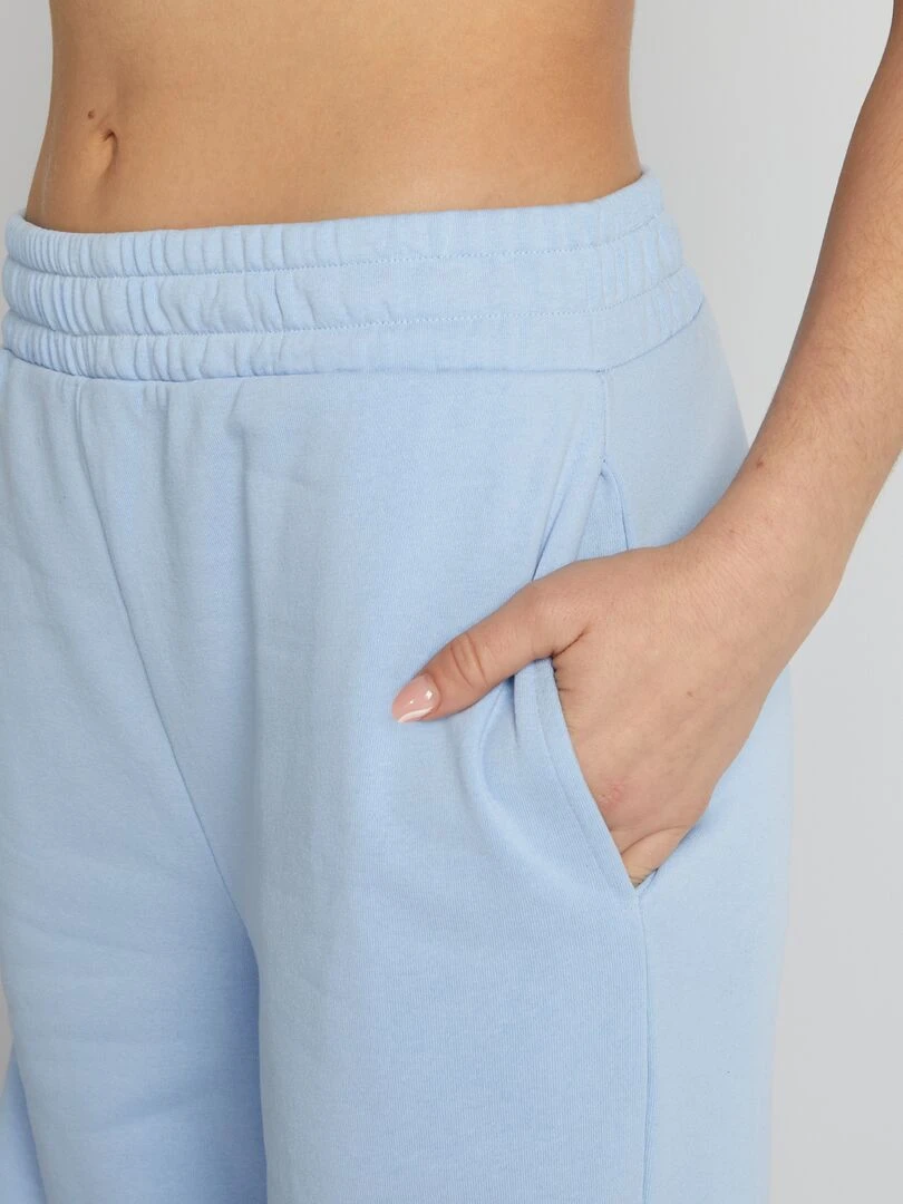 Jogging en molleton   Bleu