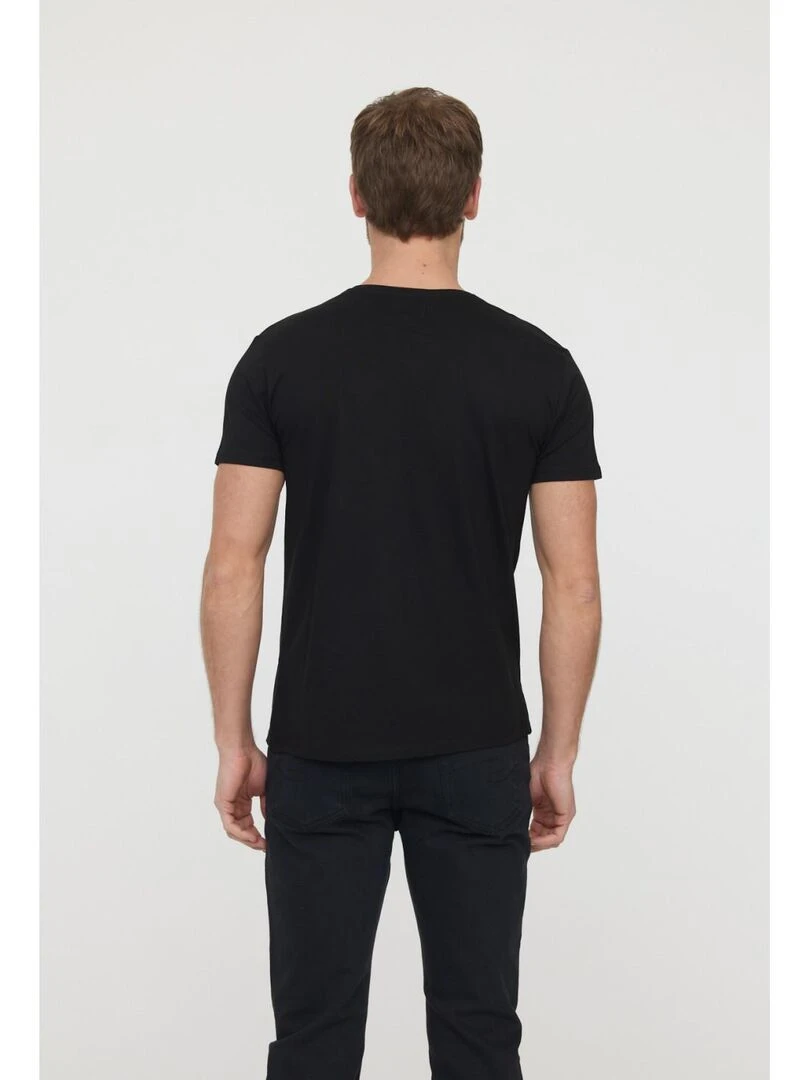 Lee Cooper   T Shirt manches courtes coton regular AJESSY   Noir