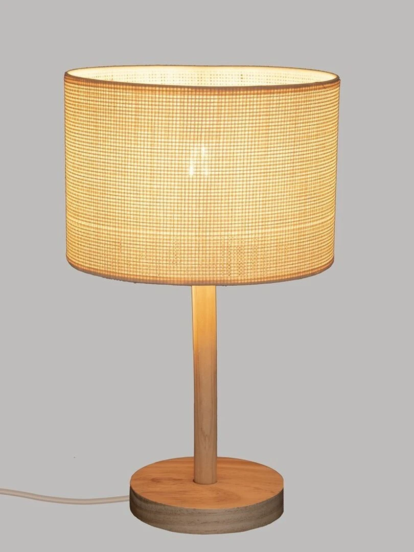 Lampe droite Della naturel H42   Beige