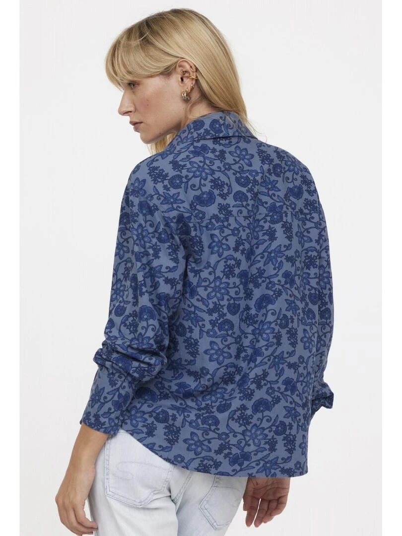 Lee Cooper   Chemise manches longues coton regular DAISY   Gris