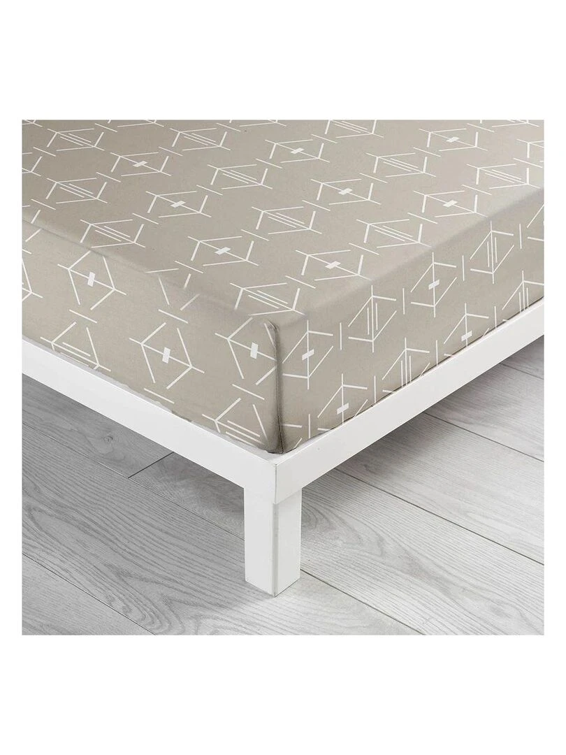 Drap housse Aristide   Beige clair