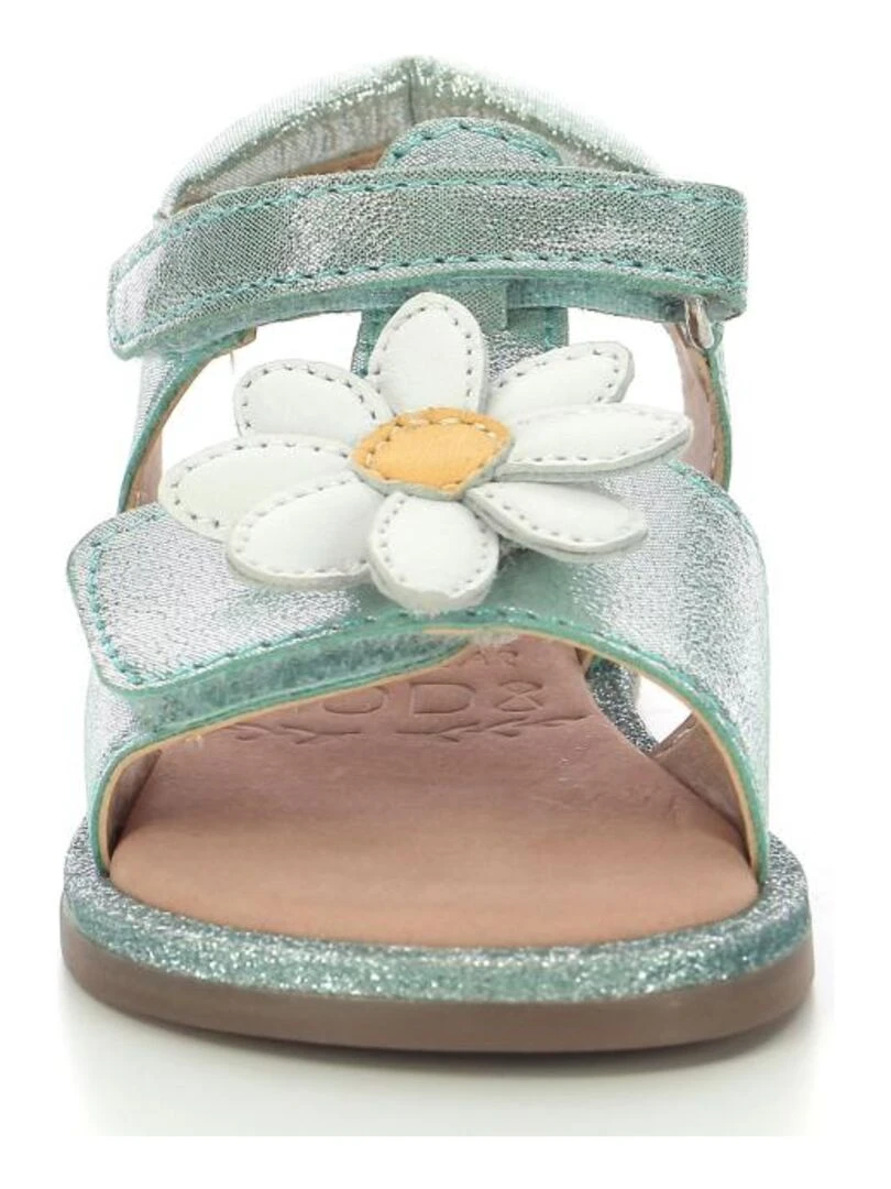 Sandales Cuir Paritt   Bleu