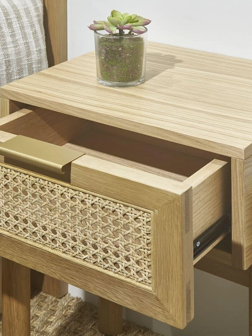 Chevet cannage en rotin Gala   AKITEN RETAIL   Marron