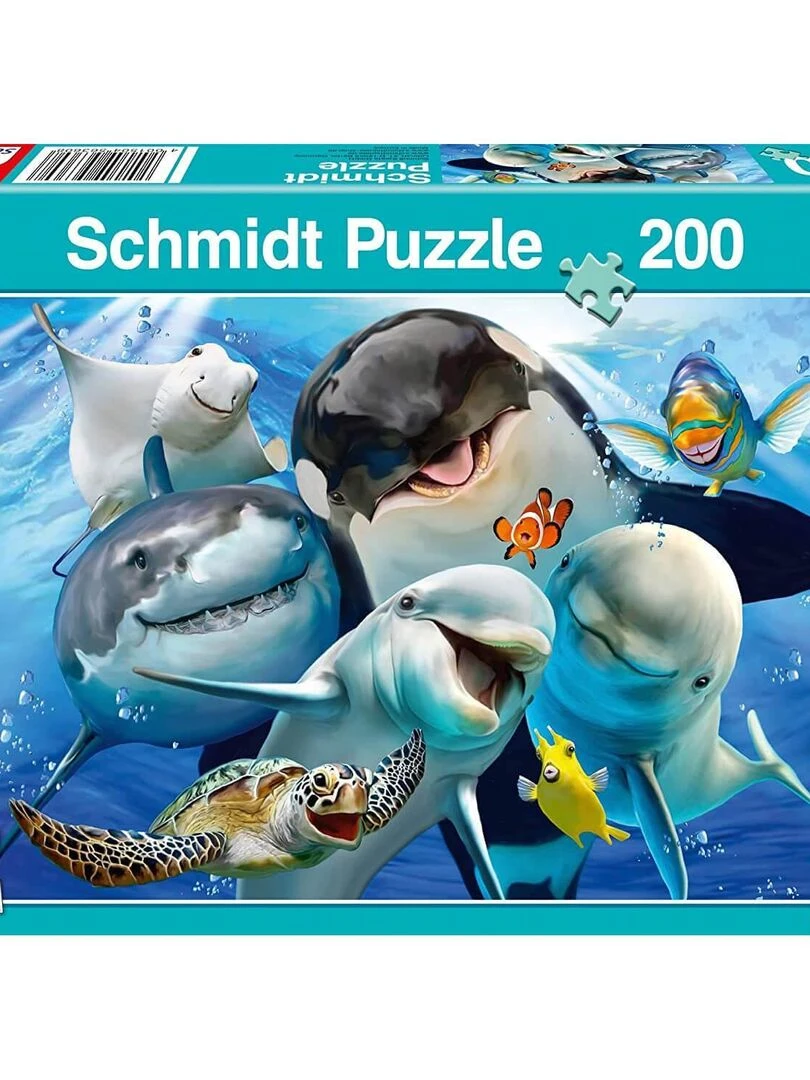 Puzzle 200 pièces : Les amis du monde sous marin N/A