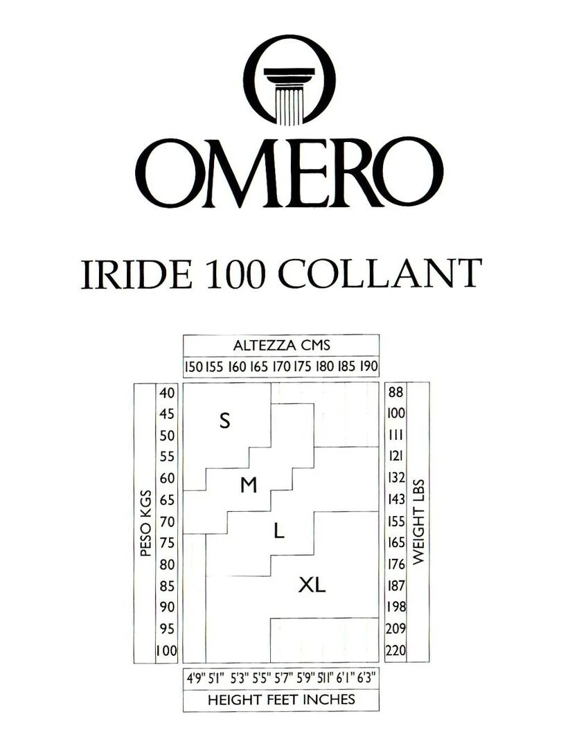 Iride 100den opaque collant 3D   Noir