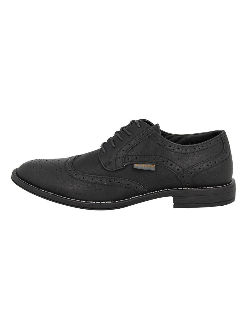 Ville basses 'Ben Sherman' 'Wing Tip Brogue'   Noir