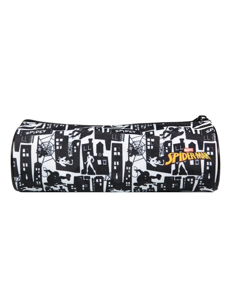 BAGTROTTER Trousse scolaire ronde Marvel Spider Man Grise   Gris