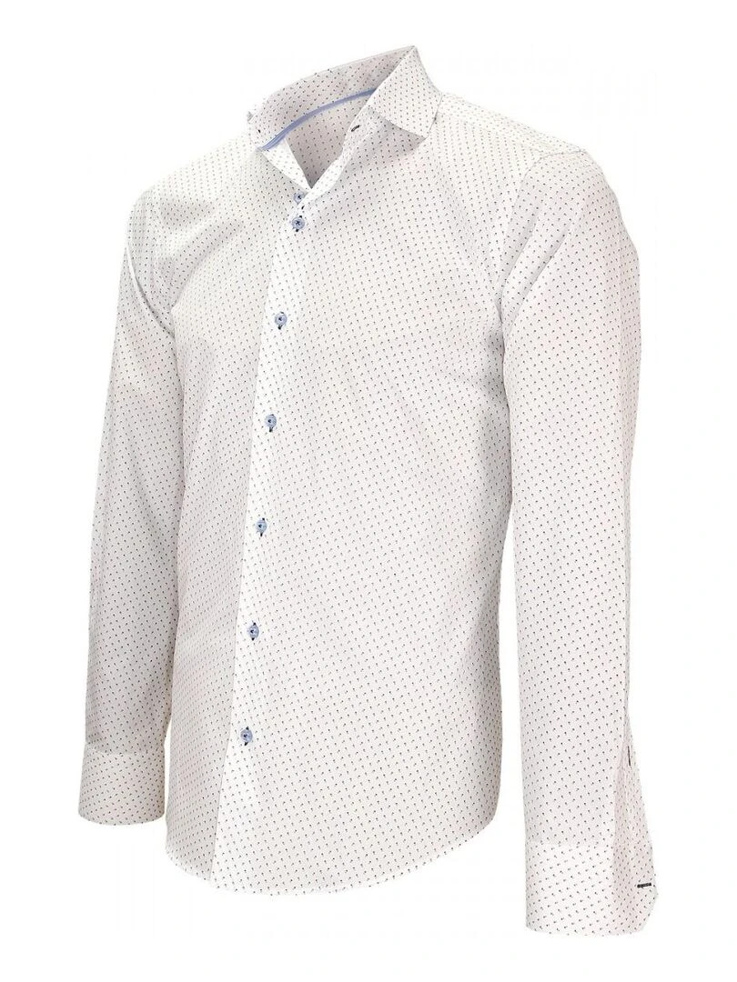 Chemise imprimée FIORI   Blanc