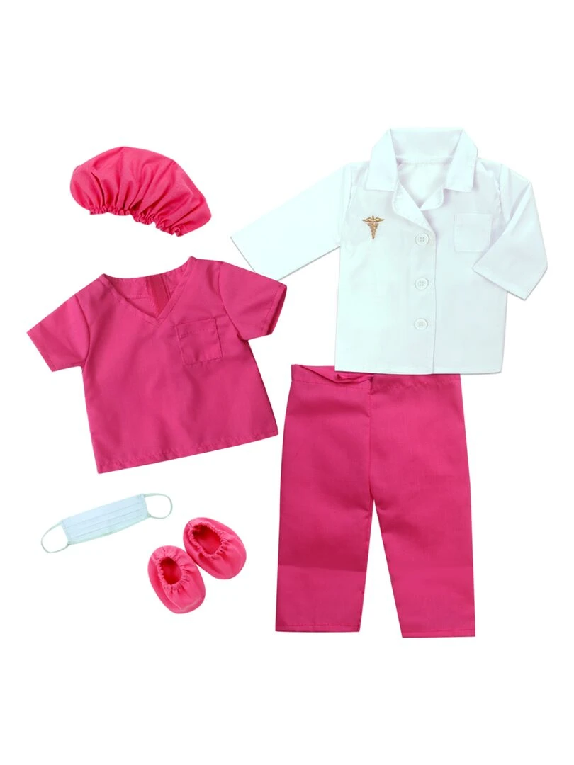 Sophia's 18" Poupee Lot de vêtements de médecin et de veste de laboratoire N/A
