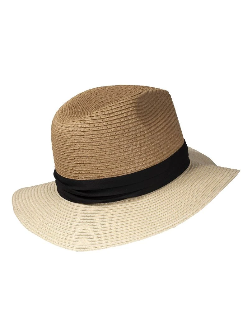 Isotoner Chapeau Fedora Noué Noir Noir