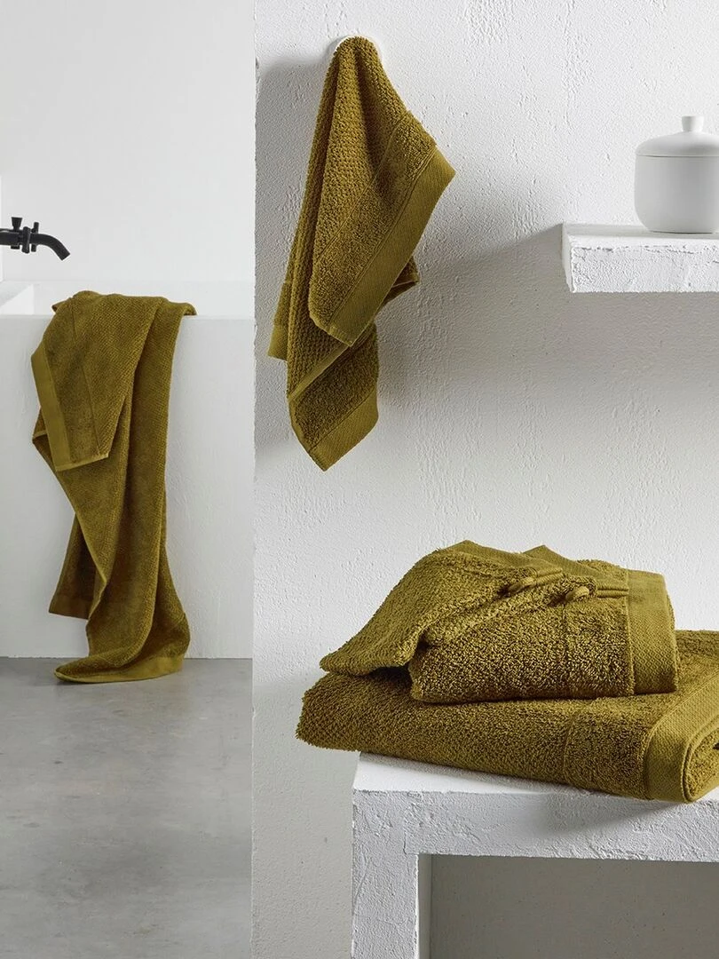 Maxi drap de bain uni 'BIO ORGANIC' 'TODAY'   Bronze