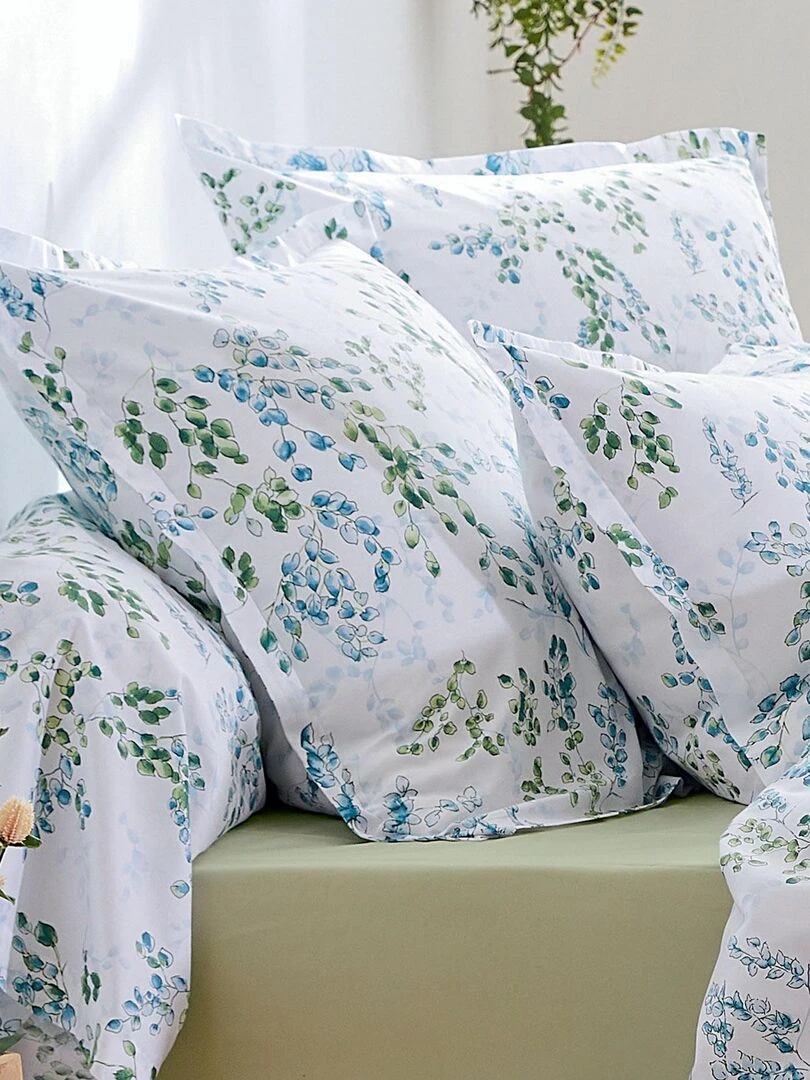 Parure de couette feuilles de tilleul   Vert
