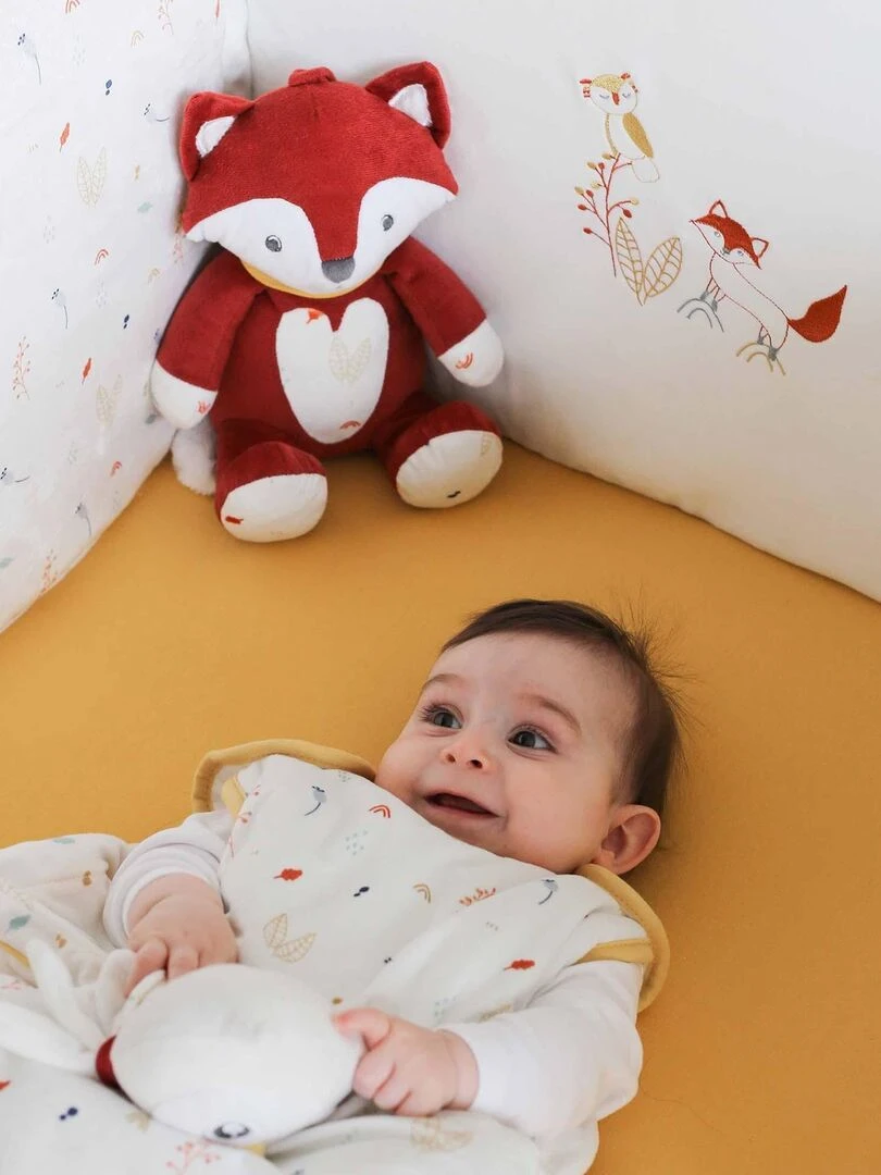 Peluche Musicale Renard   Rouge