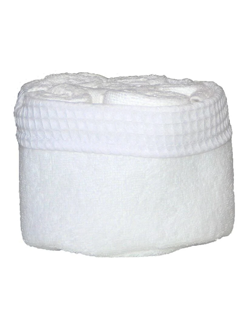 Panier invité avec serviettes Blanc
