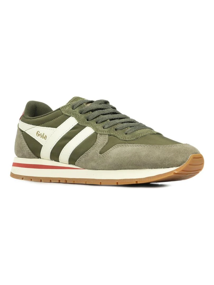 Baskets Gola Daytona Chute Vert olive