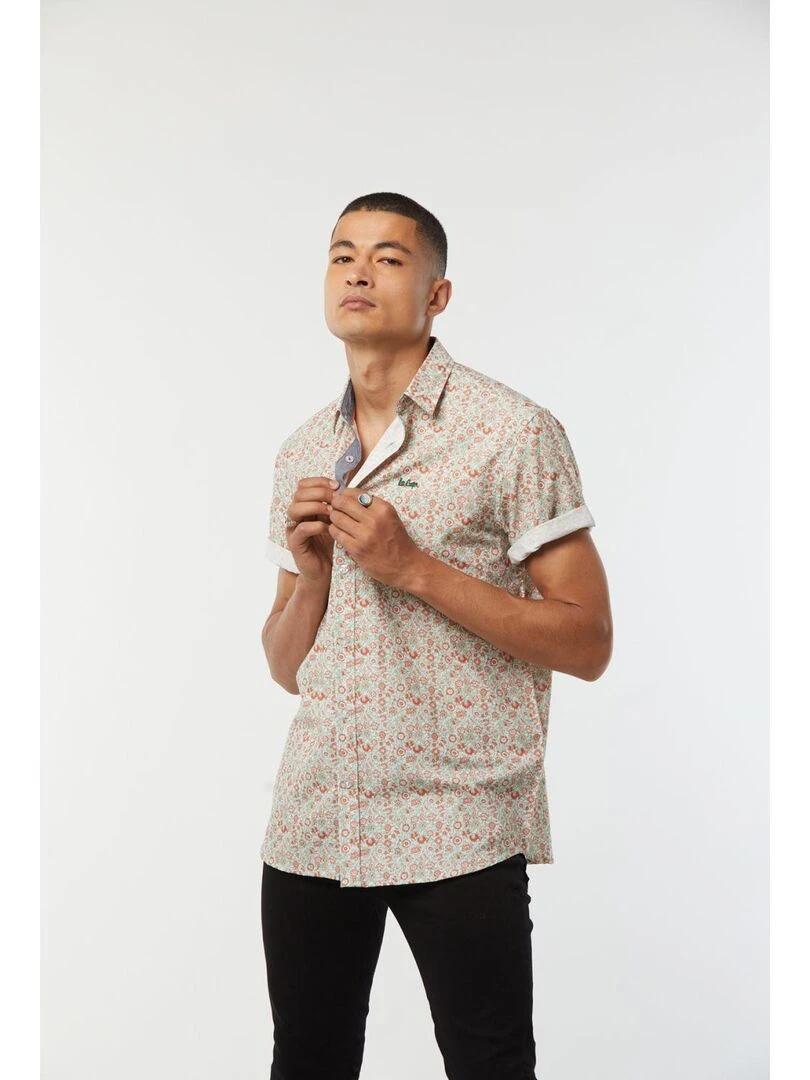 Lee Cooper   Chemise manches courtes coton comfort DELER   Vert