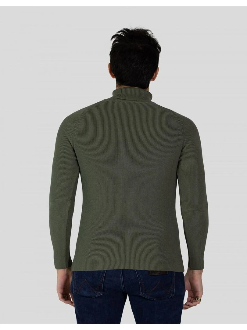 Pull col roulé Kebello   Vert