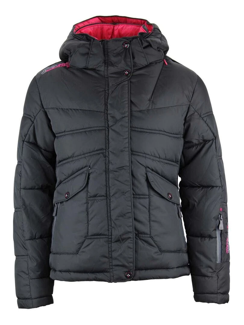 Doudoune de ski fille GANECY PEAK MOUNTAIN Noir Noir