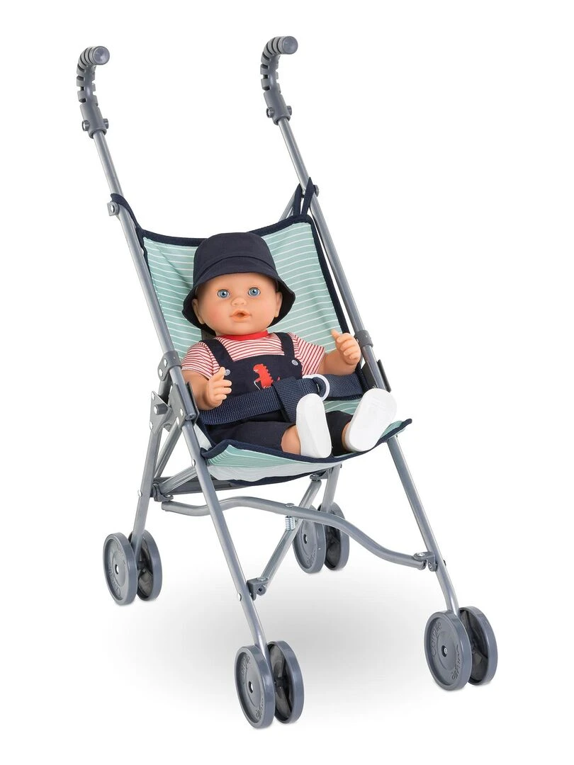 Poussette Canne Sauge pour poupon 36/42/52 cm   Vert