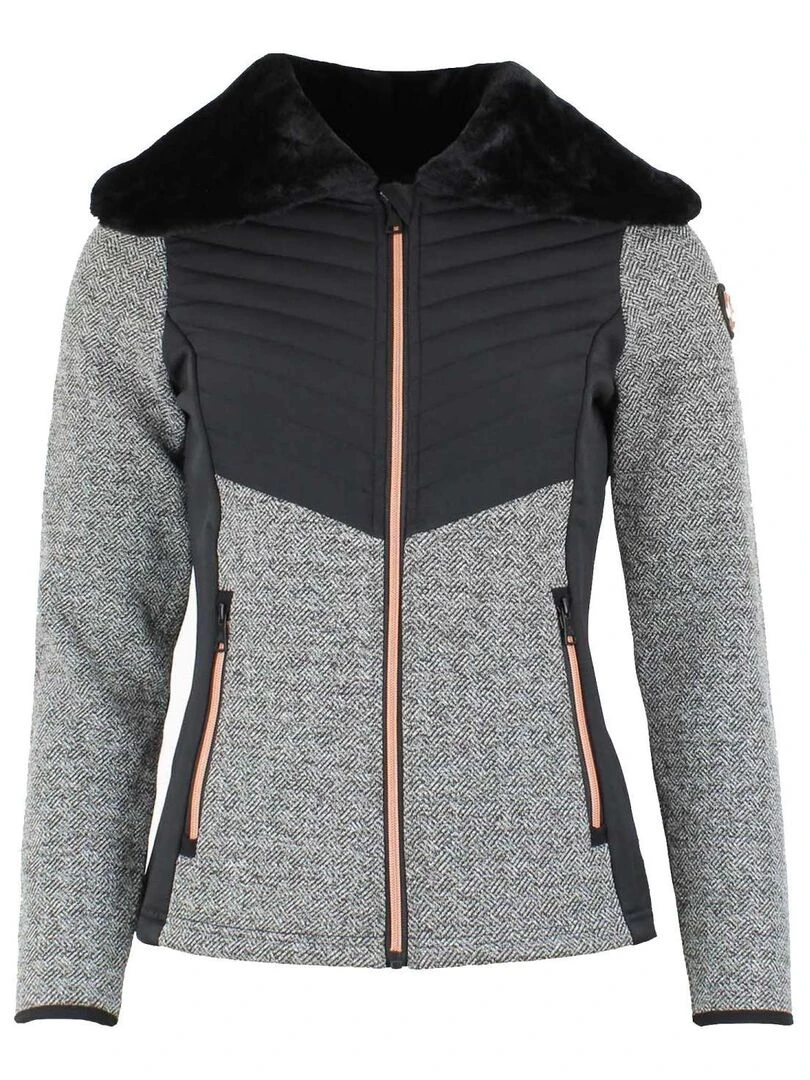 Blouson polaire femme ANTEMOS Noir Noir