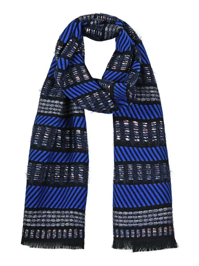 Echarpe Tipi Fabriqué en France Bleu