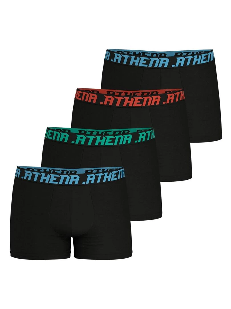 Lot de 4 boxers homme My Petits Prix Noir