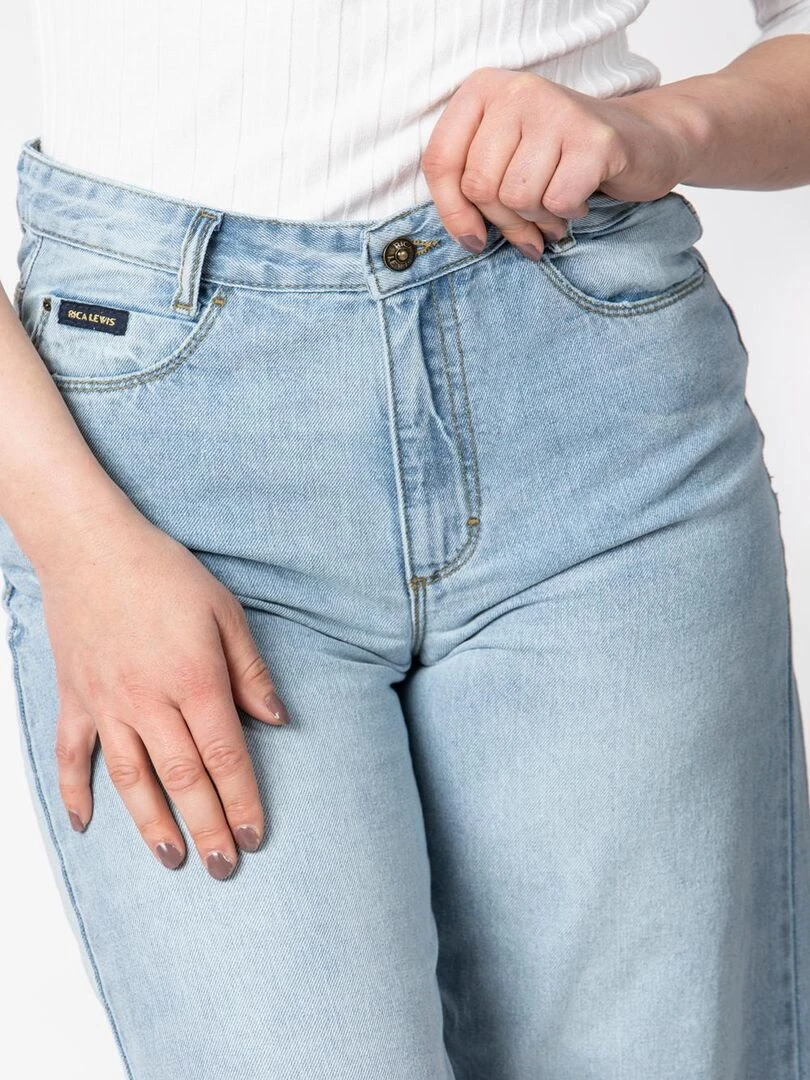 Jeans coupe ample longueur chevilles EDORA 'Rica Lewis'   Bleu