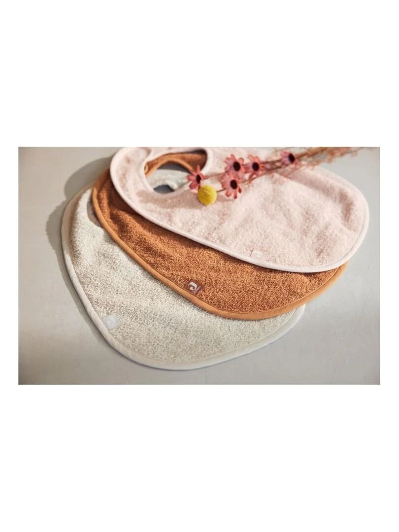Bavoir éponge Rose Pale   Jollein   Rose