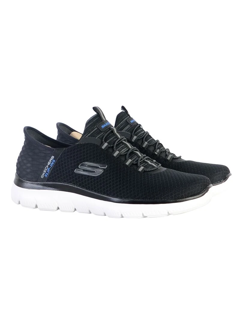 Basket à Lacets Skechers Summits High Range   Noir