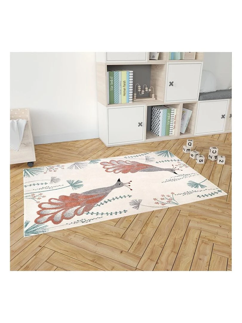 Tapis Enfant Senka par Nattiot Nattiot Gris