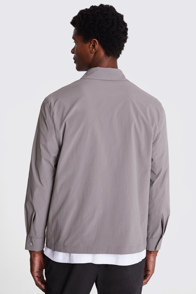 Navy Denim Three Pocket Shacket   Buy Online at Moss