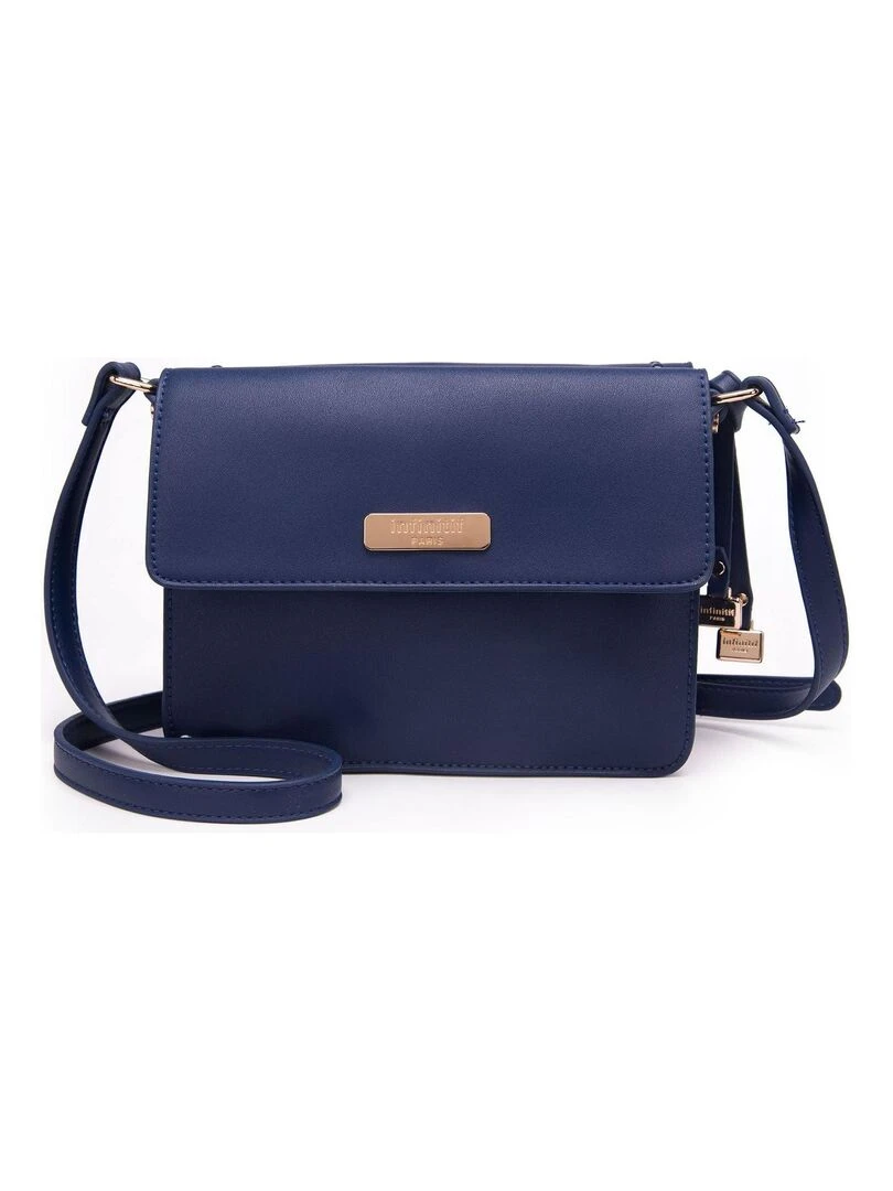 INFINITIF SAC A MAIN CAMÉLIA Bleu foncé