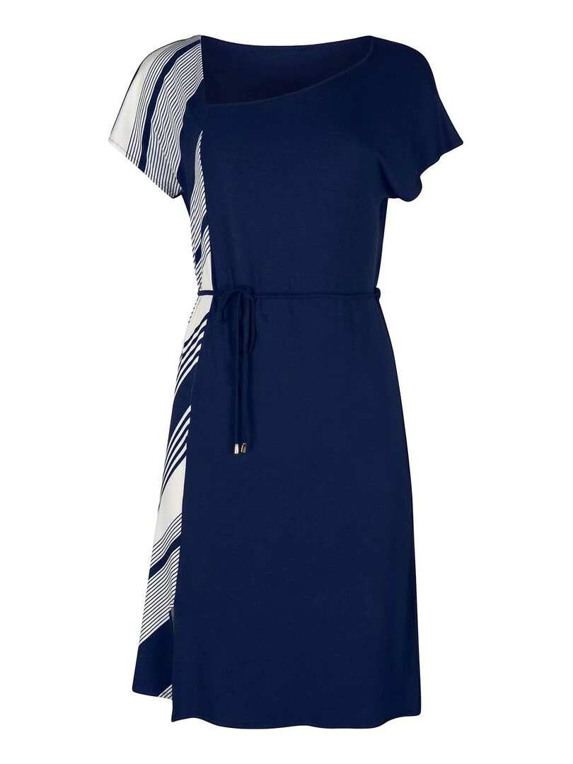 Robe estivale manches courtes Quinby   Bleu
