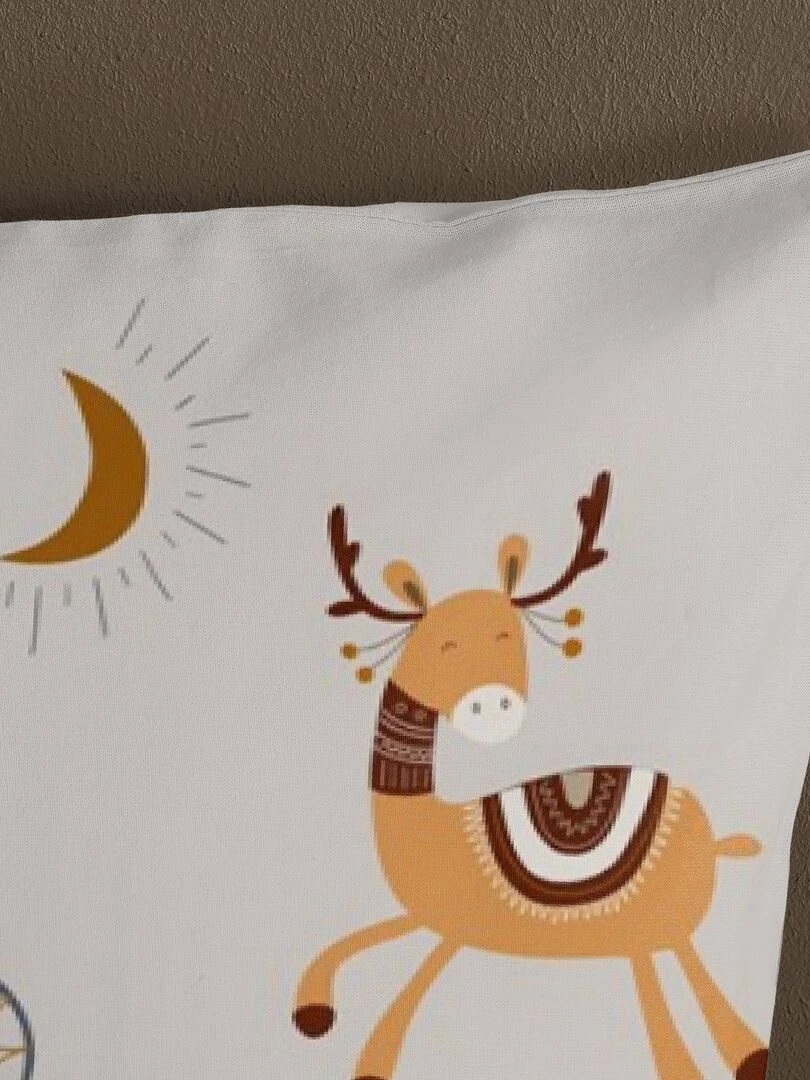 Parure de lit 1 personne réversible   Gris