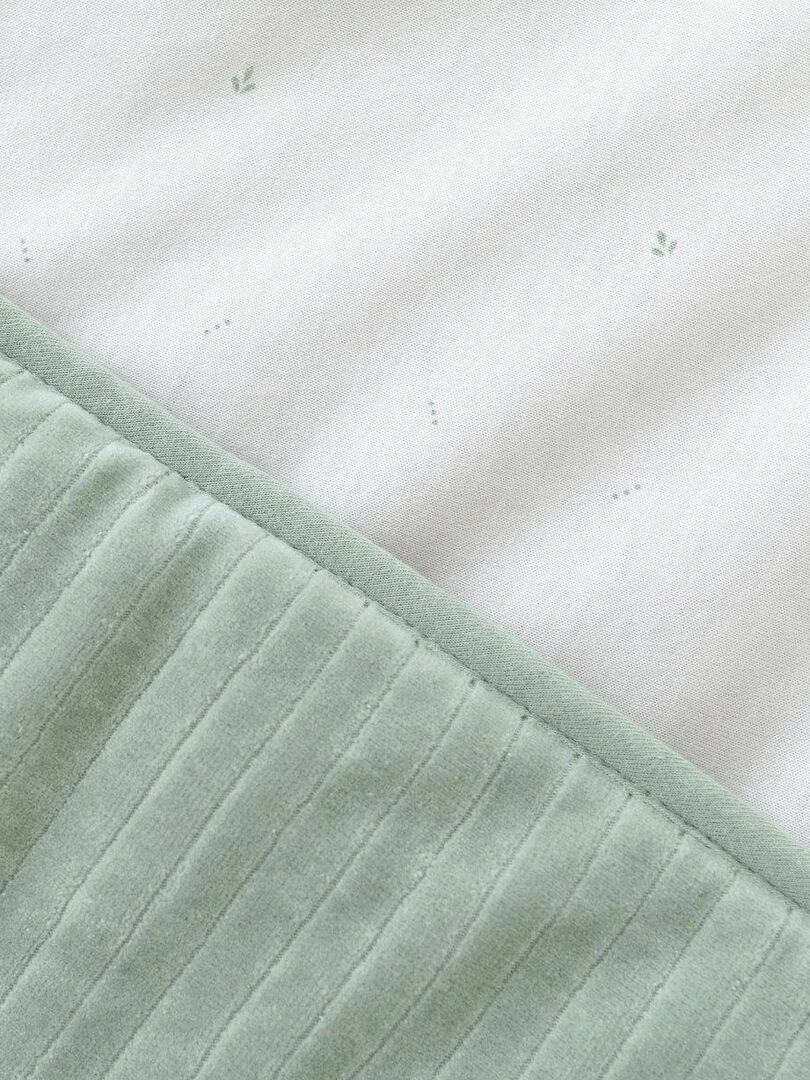 Bemini Gigoteuse  jambes séparables Pady velvet et jersey   Vert pistache