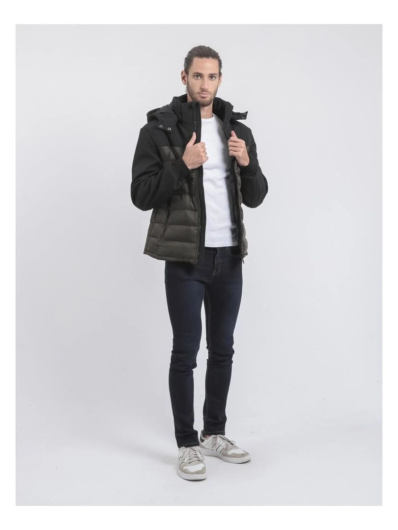Doudoune capuche amovible ZELEK   Kaki