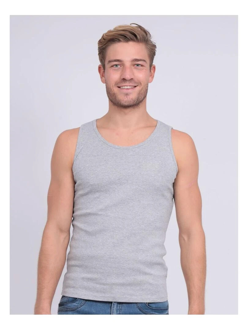 Débardeur pur coton organique WILL III Gris