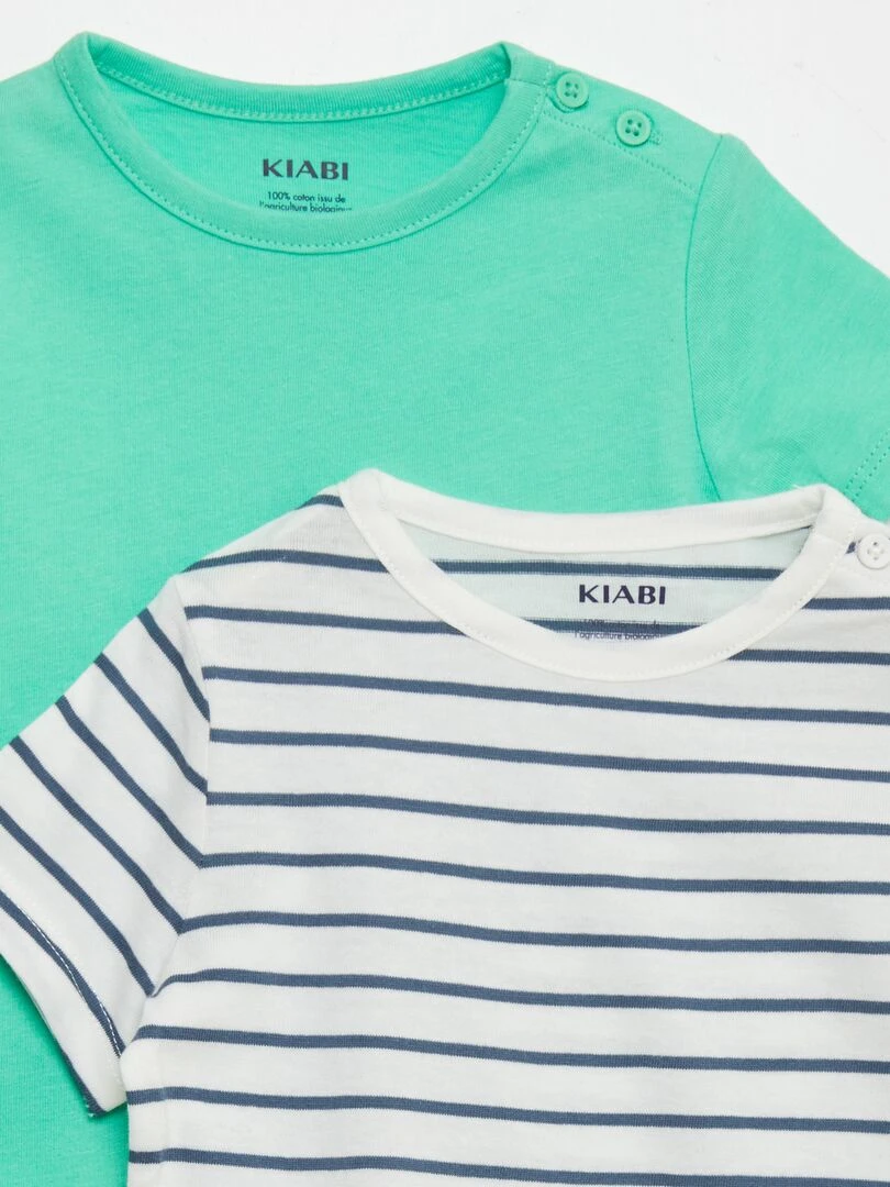 Lot de 2 t shirts   Vert