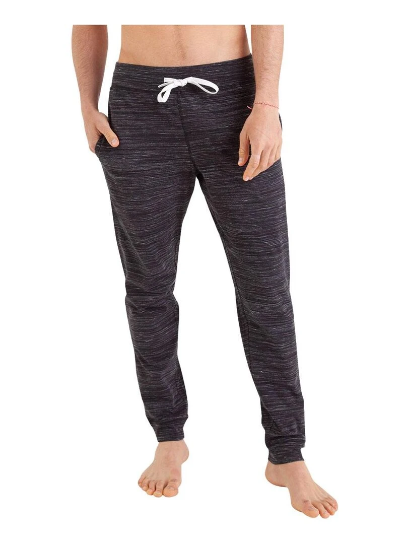 Pyjama long manches courtes homme Homewear gris anthracite