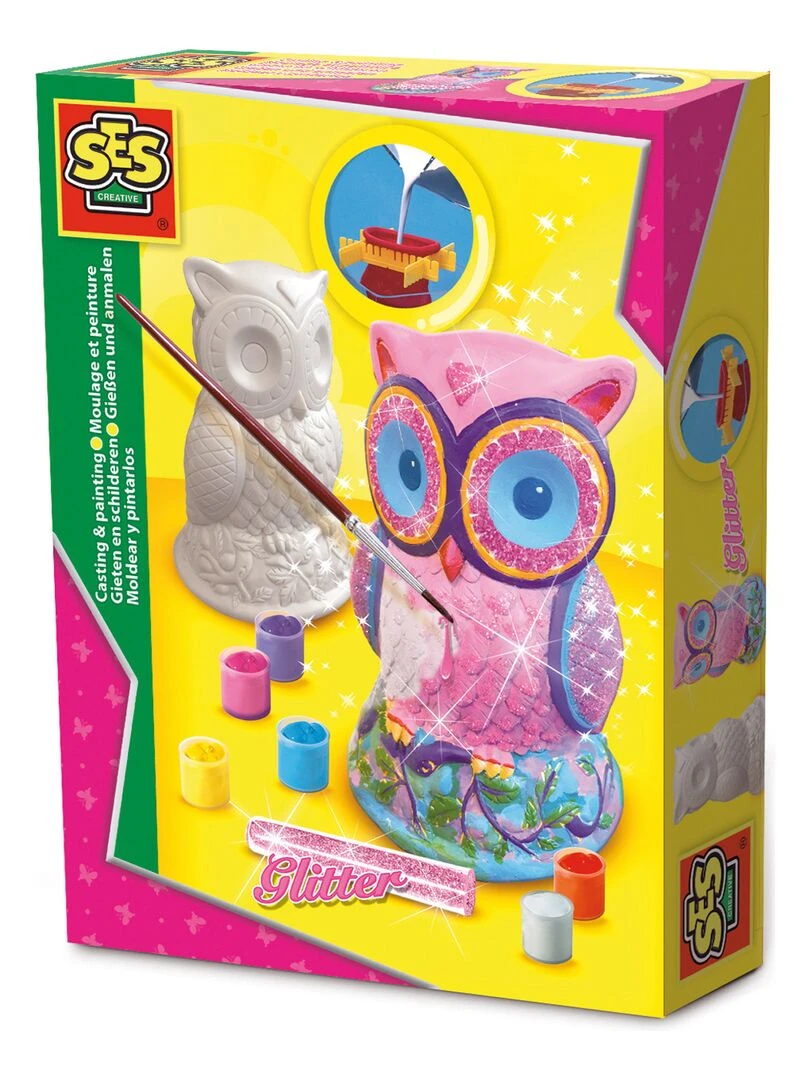 Kit moulage et peinture : Chouette N/A