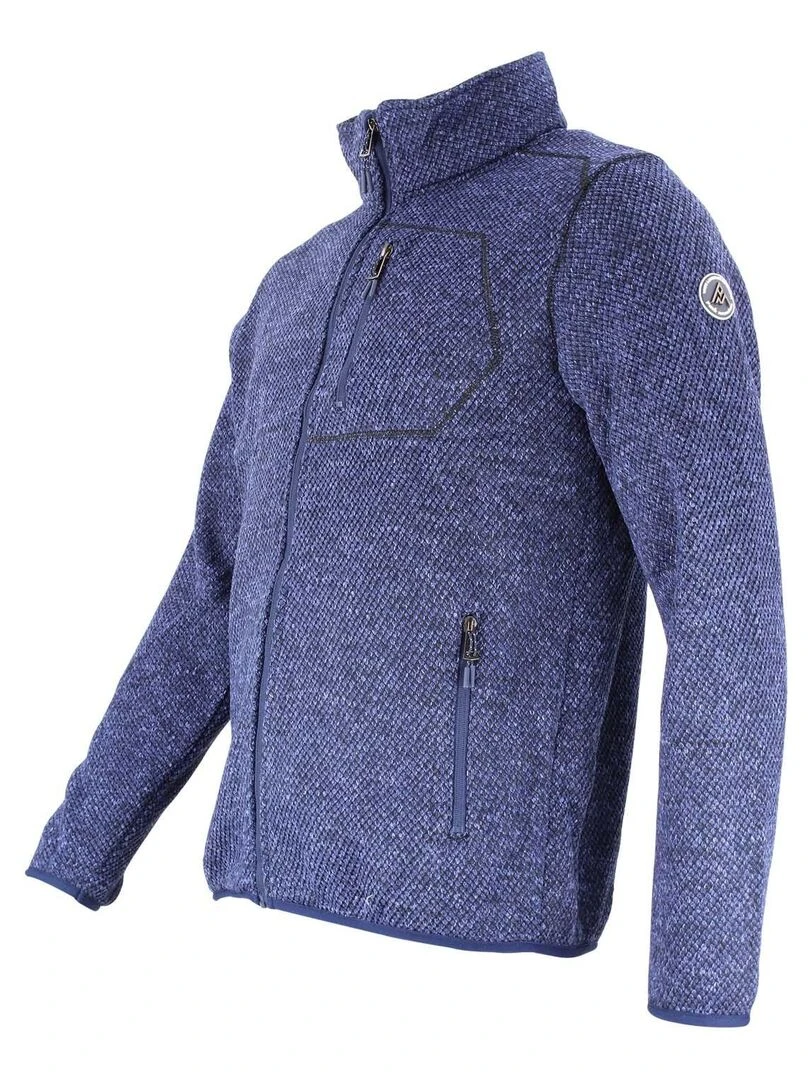 Blouson polaire homme CAPINO   PEAK MOUNTAIN   Bleu marine