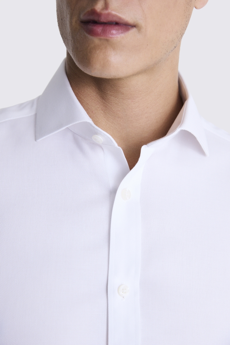 Tailored Fit Dusty Pink Stretch Shirt   Buy Online at Moss
