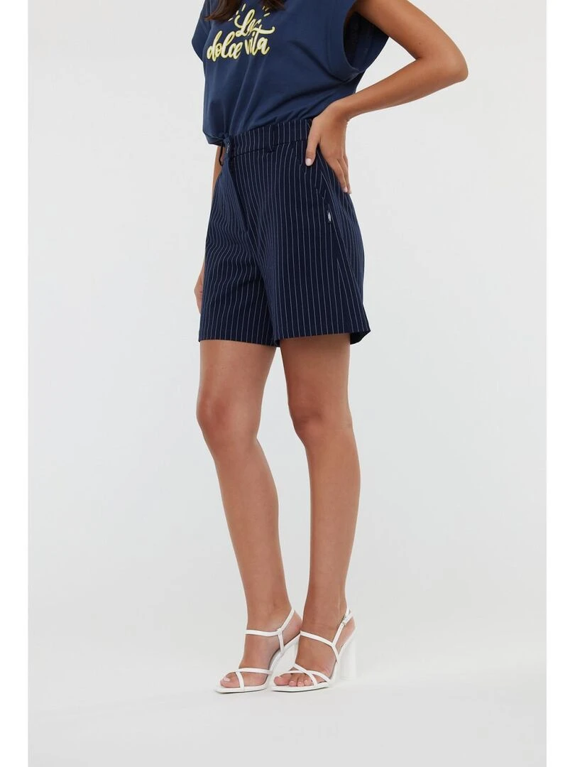 Lee Cooper Short polyester regular NYLIA Bleu marine