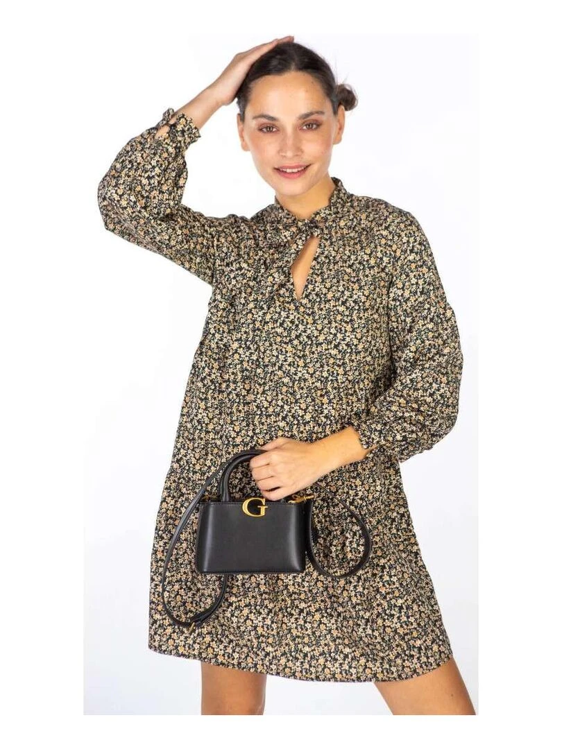 KAPORAL Robe courte liberty droite Beige