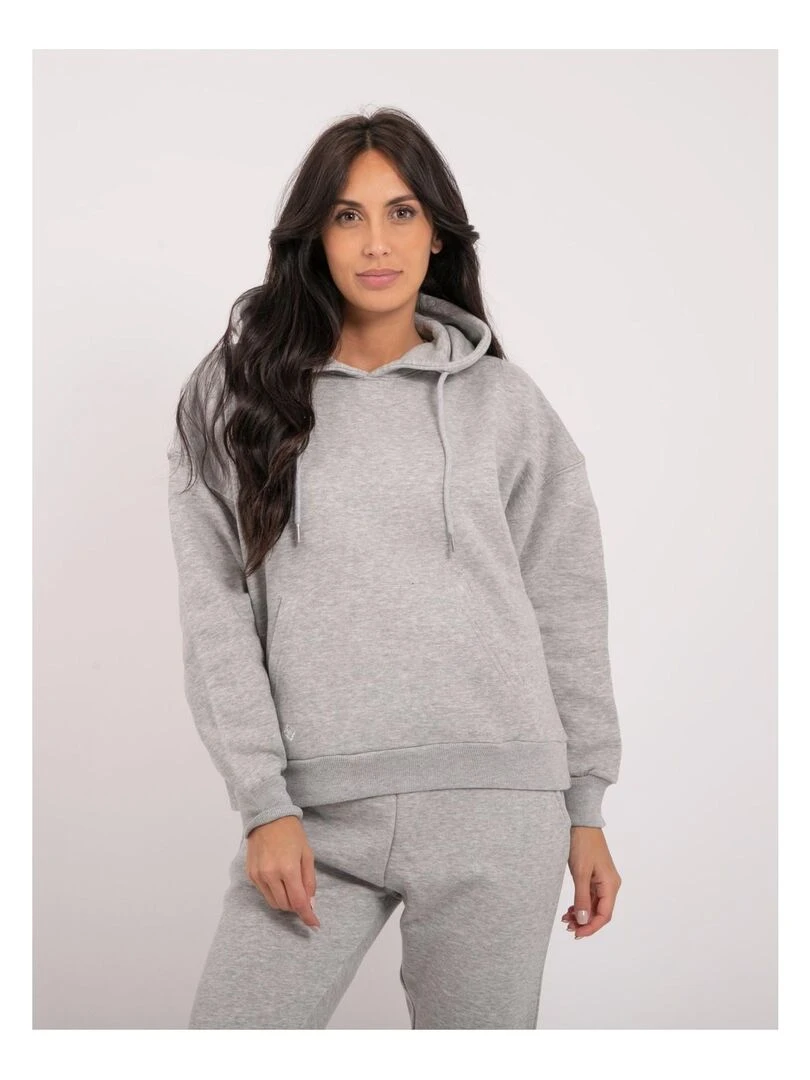 Sweatshirt capuche YLONA Gris